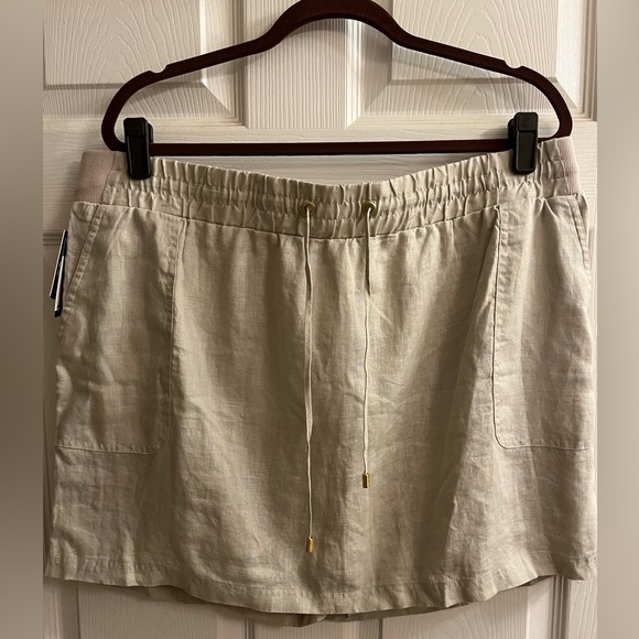 ELLEN TRACY~KHAKI SKORT~XXL~NWT - Picture 1 of 11